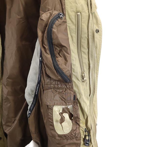 Columbia コロンビア ナイロン アウトドアジャケット L カーキ ロゴ メンズ