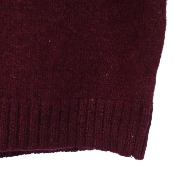 ARMANI EXCHANGE アルマーニエクスチェンジ 長袖 Vネック ニット L パープル系 セーター ロゴ レディース