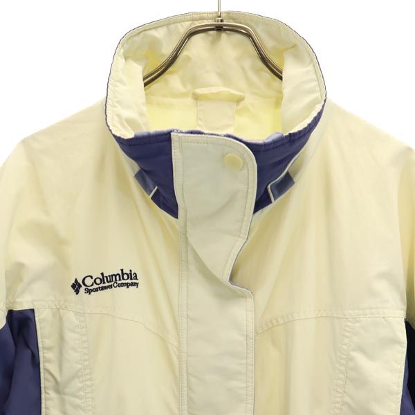 コロンビア アウトドア ナイロンジャケット M アイボリー Columbia レディース