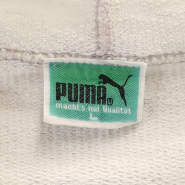 PUMA プーマ スウェットパーカー L グレー レディース