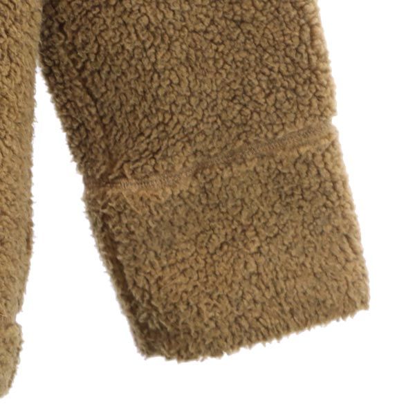 COUNTRY WEAR カントリーウェア ハーフジップ プルオーバー ボアジャケット ブラウン フリース レディース