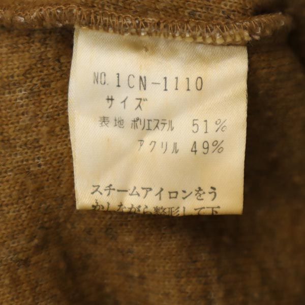 COUNTRY WEAR カントリーウェア ハーフジップ プルオーバー ボアジャケット ブラウン フリース レディース