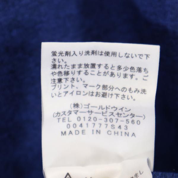 ノースフェイス アウトドア NT12096 長袖 Tシャツ S ブルー系 THE NORTH FACE ロンT ロゴ メンズ