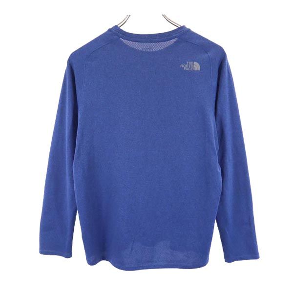 ノースフェイス アウトドア NT12096 長袖 Tシャツ S ブルー系 THE NORTH FACE ロンT ロゴ メンズ