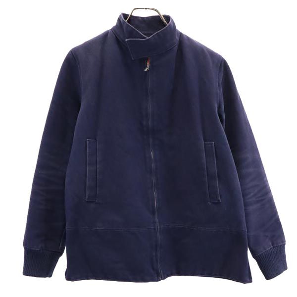 X-girl エックスガール 日本製 ダックジャケット ブルゾン 2 ネイビー レディース