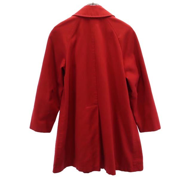 LONDON FOG ロンドンフォグ 80s ヴィンテージ ステンカラーコート 6 レッド レディース