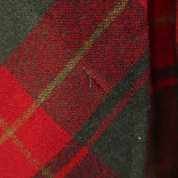 PENDLETON ペンドルトン 60s 70s ヴィンテージ チェック 長袖 ウールジャケット M レッド系 メンズ
