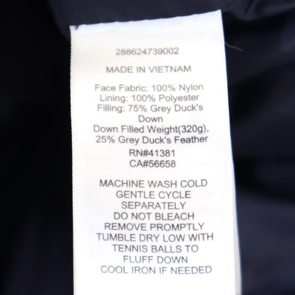 DENIM&SUPPLY デニムアンドサプライ ダウンジャケット M ネイビー系 ロゴ メンズ