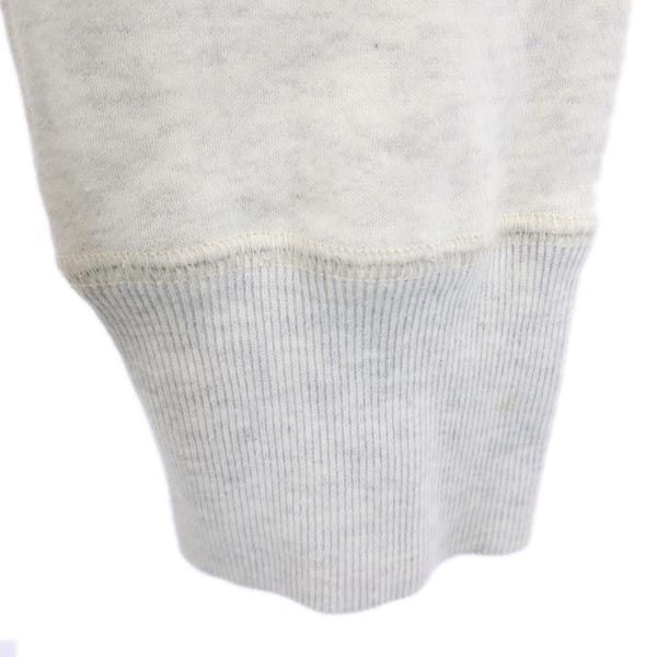 THUMPERS サンパース バックプリント 長袖 スウェット M ライトグレー 日本製 トレーナー メンズ