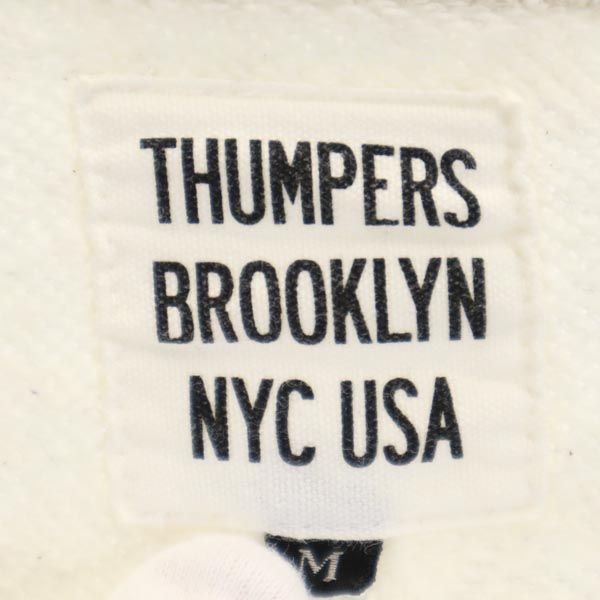 THUMPERS サンパース バックプリント 長袖 スウェット M ライトグレー 日本製 トレーナー メンズ