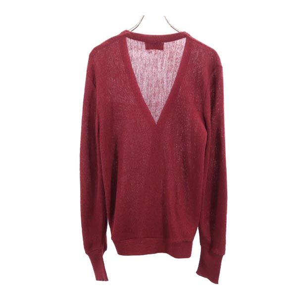 Jantzen ジャンセン 70s 80s USA製 ヴィンテージ 長袖 ニット カーディガン L レッド メンズ