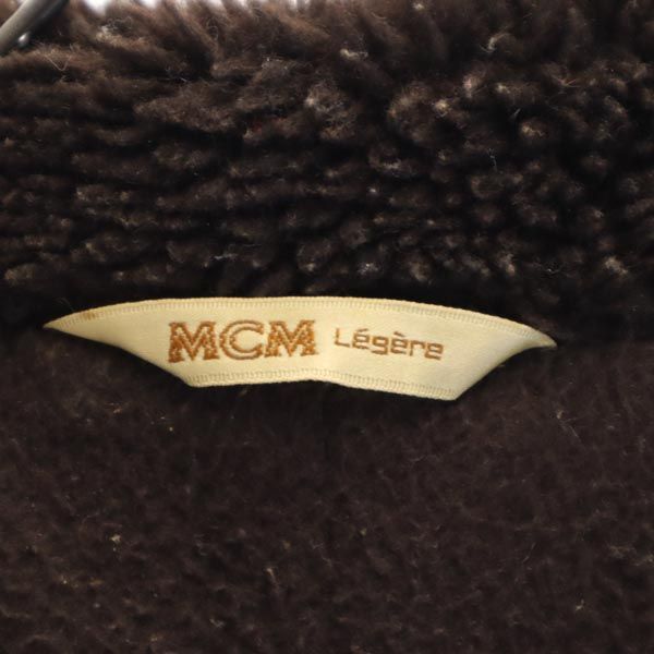 MCM エムシーエム コットン ジャケット M ベージュ Legere 裏ボア 裏フリース レディース
