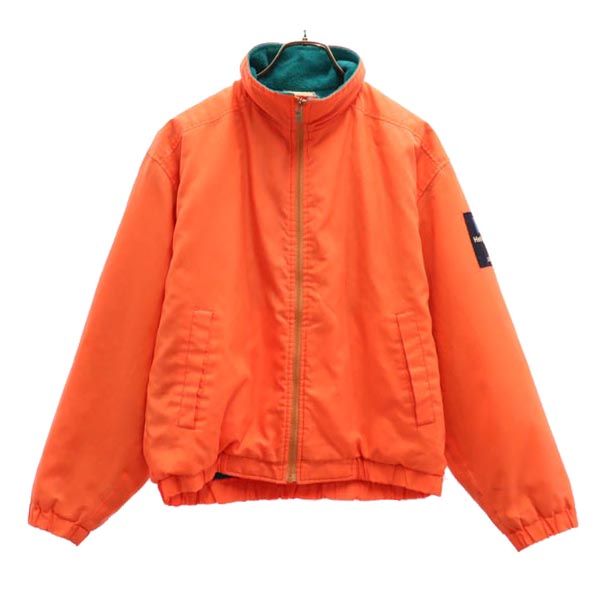 HELLY HANSEN ヘリーハンセン 80s ヴィンテージ 裏フリース ナイロンジャケット M オレンジ系 メンズ