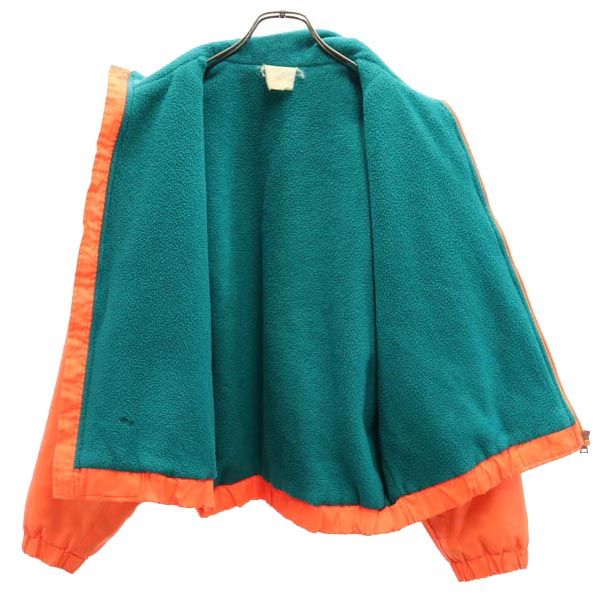 HELLY HANSEN ヘリーハンセン 80s ヴィンテージ 裏フリース ナイロンジャケット M オレンジ系 メンズ