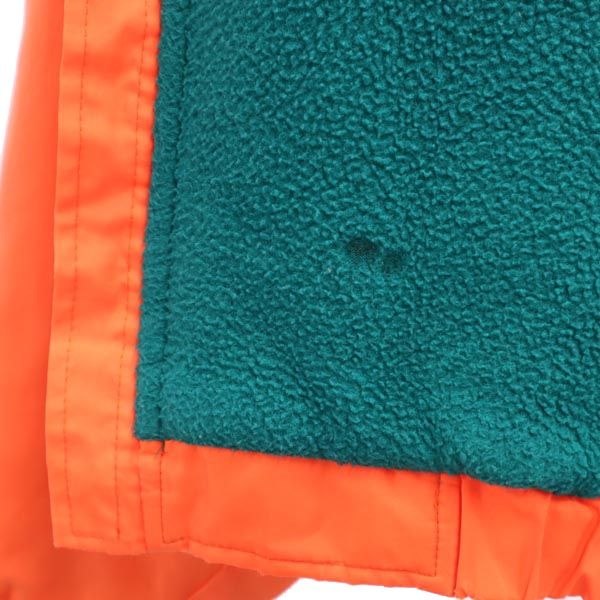 HELLY HANSEN ヘリーハンセン 80s ヴィンテージ 裏フリース ナイロンジャケット M オレンジ系 メンズ