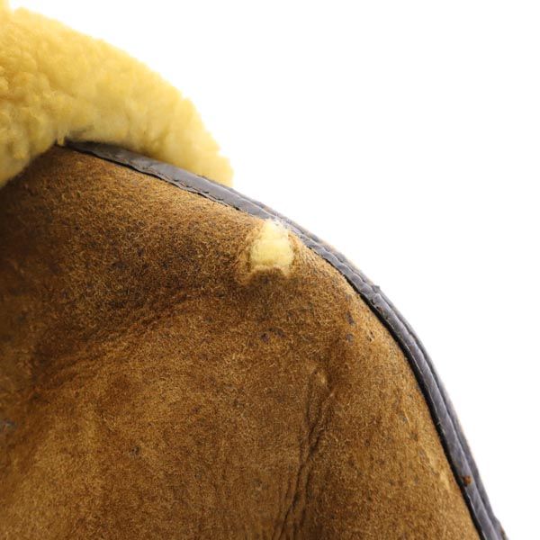 アヴィレックス USA製 B-3 長袖 シープスキン フライトジャケット 40 ブラウン系 AVIREX ムートン US ARMY メンズ