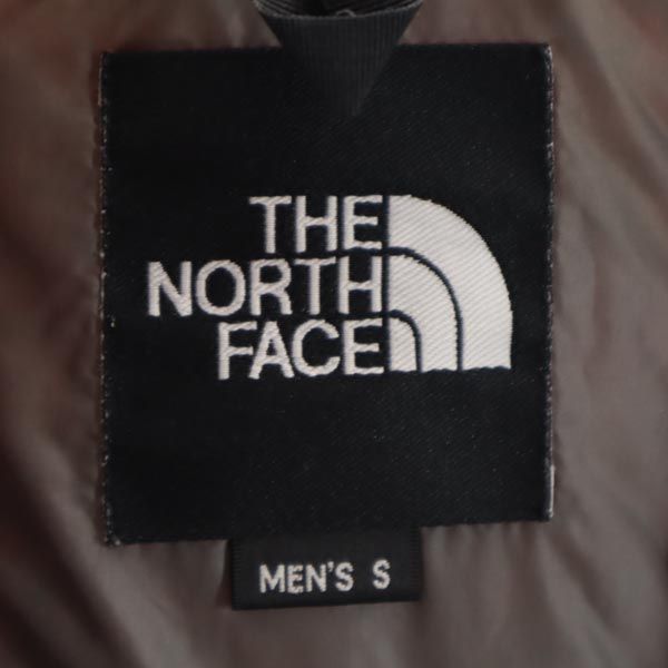 THE NORTH FACE ノースフェイス ND18100 アウトドア 長袖 ナイロン ダウンジャケット S レッド系 ロゴ メンズ