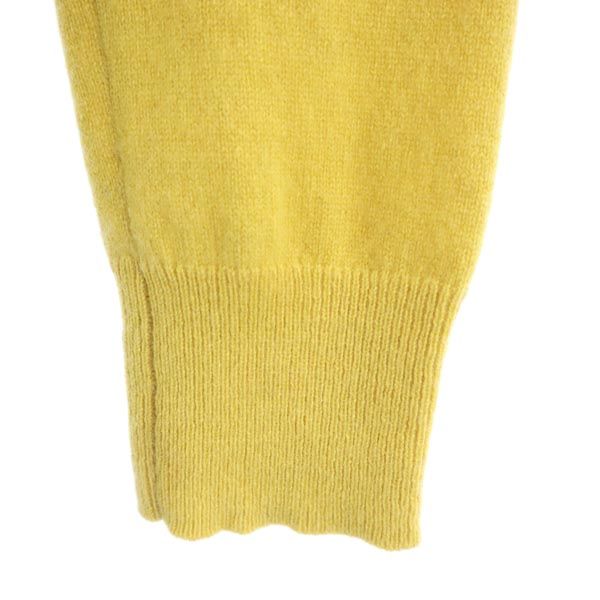 UNIQLO ユニクロ カシミヤ100% 長袖 Vネック ニット XS イエロー セーター レディース