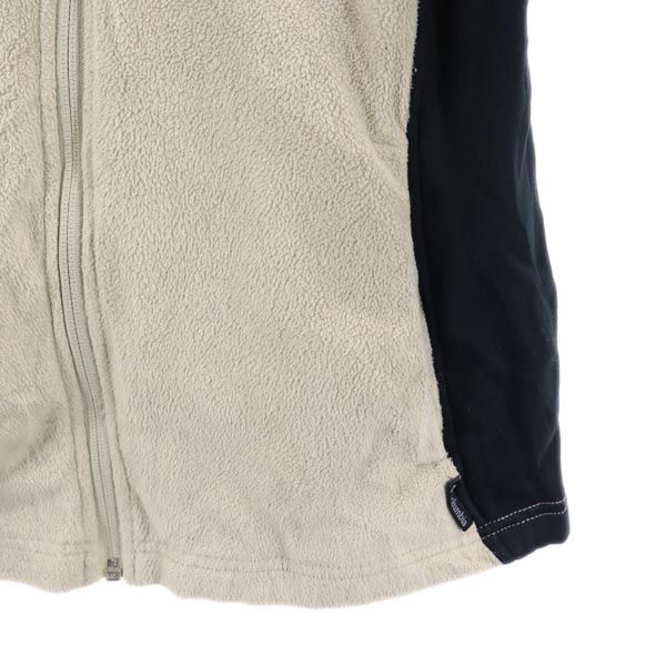 Columbia コロンビア アウトドア フリースジャケット S グレージュ パーカー レディース