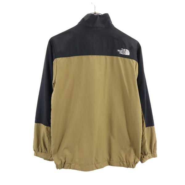 THE NORTH FACE ノースフェイス NPJ72125 アウトドア 長袖 ダブルジップ ナイロンジャケット 150 ブラウン系 裏メッシュ キッズ