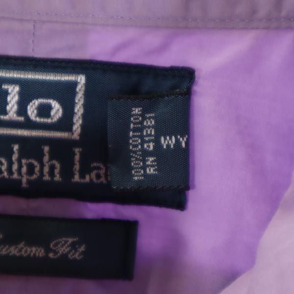 Polo by Ralph Lauren ポロバイラルフローレン 長袖 シャツ L パープル系 メンズ