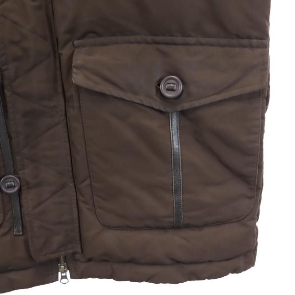 ラコステ ダウンジャケット Mar-48 ブラウン LACOSTE メンズ