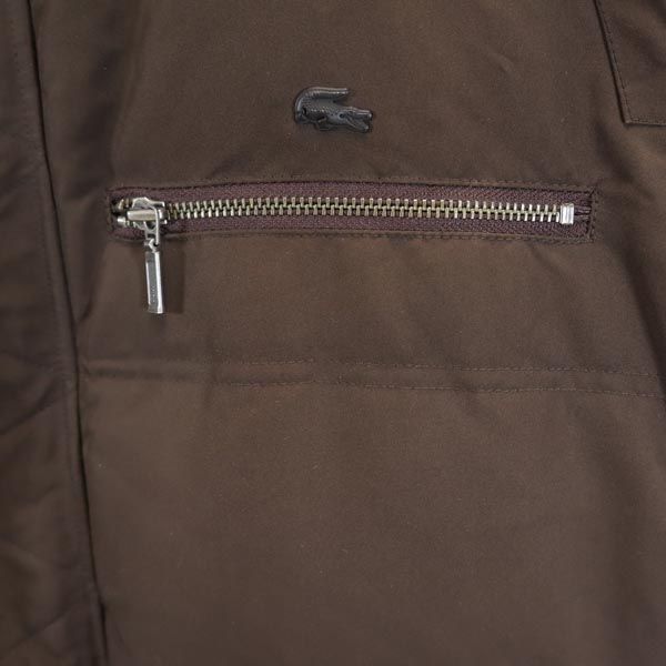 ラコステ ダウンジャケット Mar-48 ブラウン LACOSTE メンズ