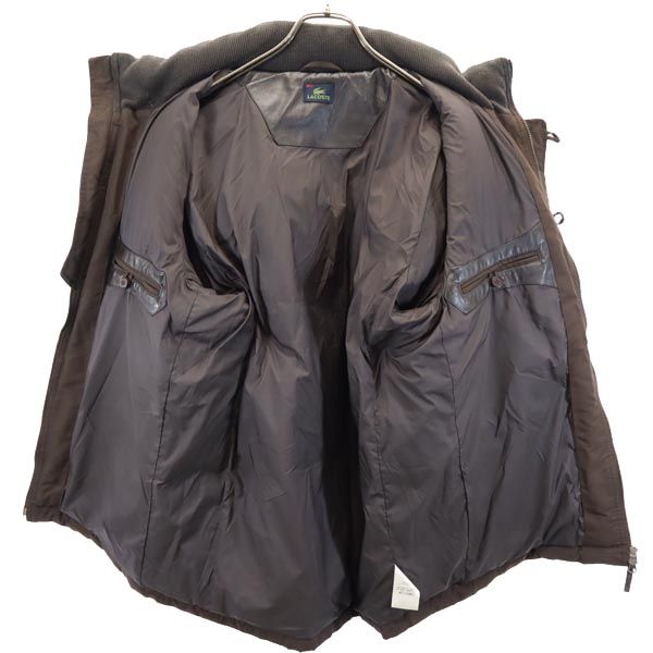 ラコステ ダウンジャケット Mar-48 ブラウン LACOSTE メンズ