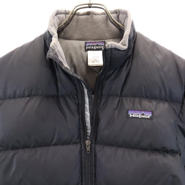 patagonia パタゴニア アウトドア ダウンジャケット XL チャコールグレー キッズ