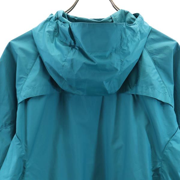 MARMOT マーモット アウトドア 長袖 ジップパーカー XL ブルー系 ロゴ メンズ