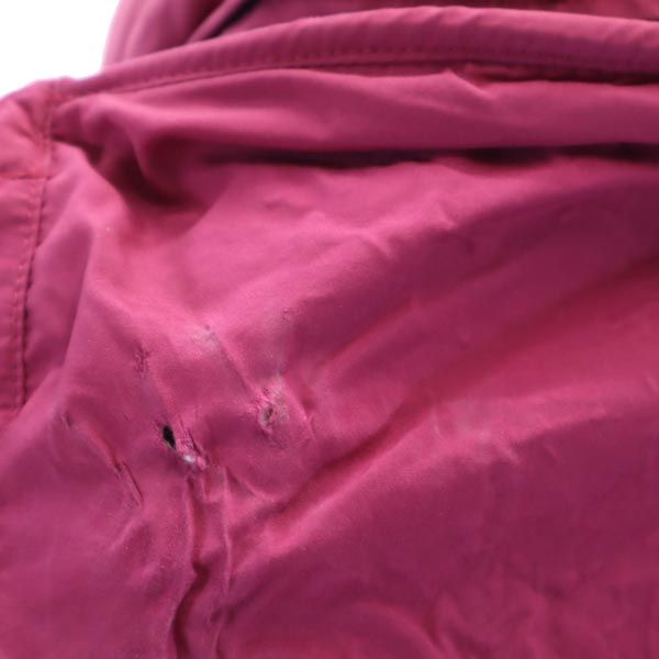 mont-bell モンベル アウトドア 長袖 中綿 ナイロンジャケット L パープル系 裏メッシュ ロゴ レディース