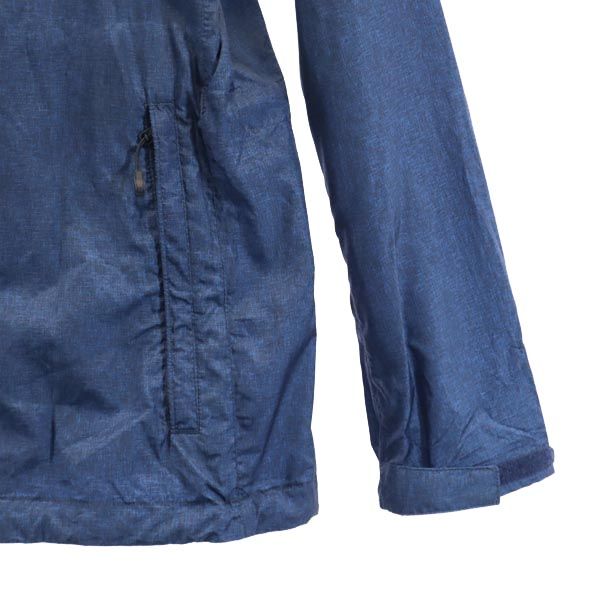 Columbia コロンビア 長袖 アウトドアジャケット M ネイビー系 ロゴ フード レディース