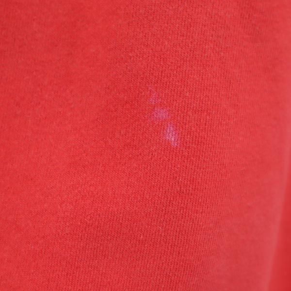 FILA フィラ 90s オールド 長袖 スウェットパーカー L レッド系 裏起毛 ロゴ メンズ