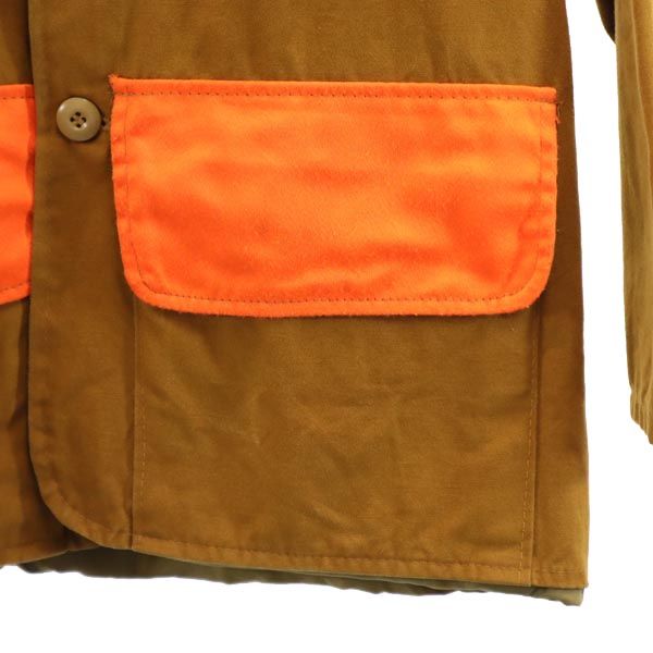 SAFTBAK 70s ハンディング ヴィンテージ ジャケット ブラウン×オレンジ ヴィンテージ メンズ