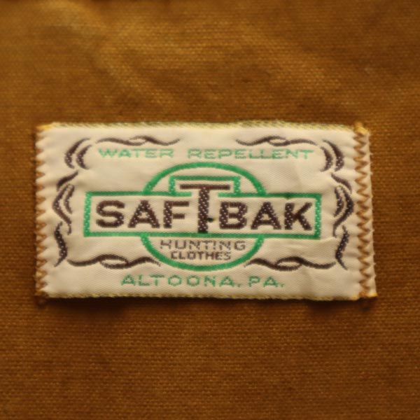 SAFTBAK 70s ハンディング ヴィンテージ ジャケット ブラウン×オレンジ ヴィンテージ メンズ