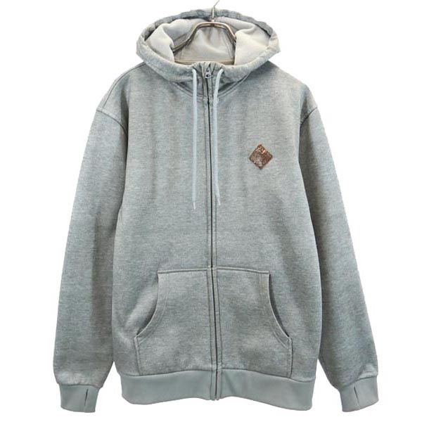 BURTON バートン 長袖 ジップパーカー S グレー系 スノーボード メンズ