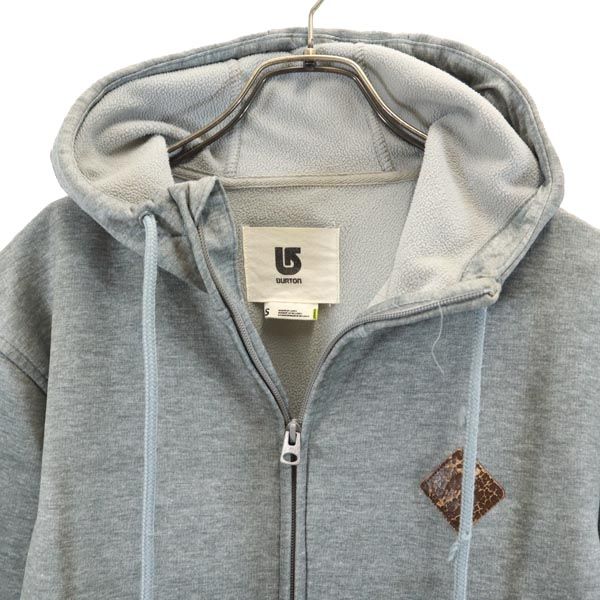 BURTON バートン 長袖 ジップパーカー S グレー系 スノーボード メンズ