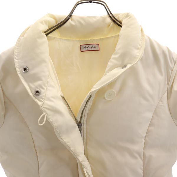 MAX&CO マックスアンドコー ダウンジャケット 40 ホワイト レディース