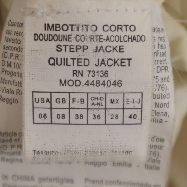 MAX&CO マックスアンドコー ダウンジャケット 40 ホワイト レディース