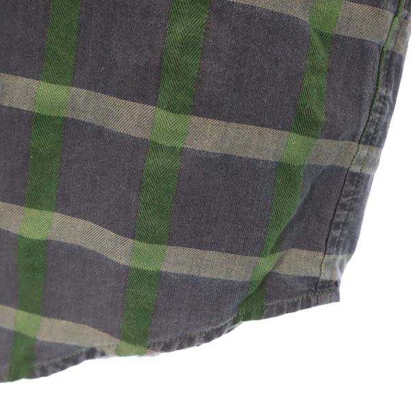 JC de CASTELBAJAC カステルバジャック スポーツ 長袖 チェックシャツ 1 グレー系 sport 刺繍 メンズ