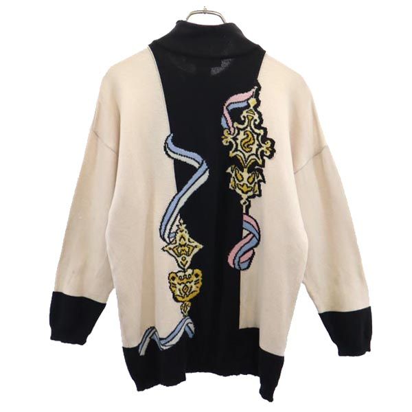 ESCADA エスカーダ ウール100% 長袖 セーター 38 ニット レディース