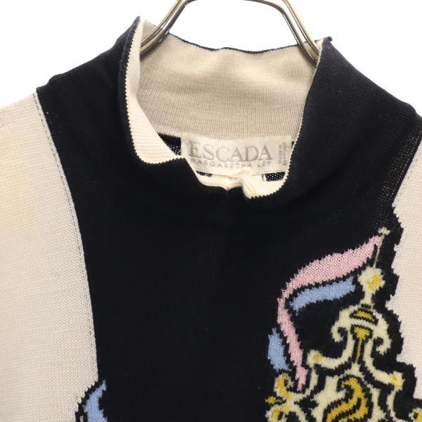 ESCADA エスカーダ ウール100% 長袖 セーター 38 ニット レディース