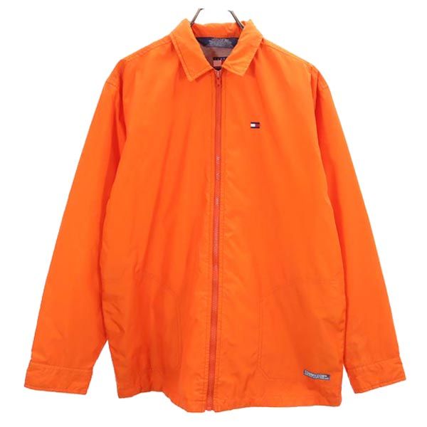 TOMMY HILFIGER トミーヒルフィガー 90s オールド ナイロンジャケット XL オレンジ メンズ