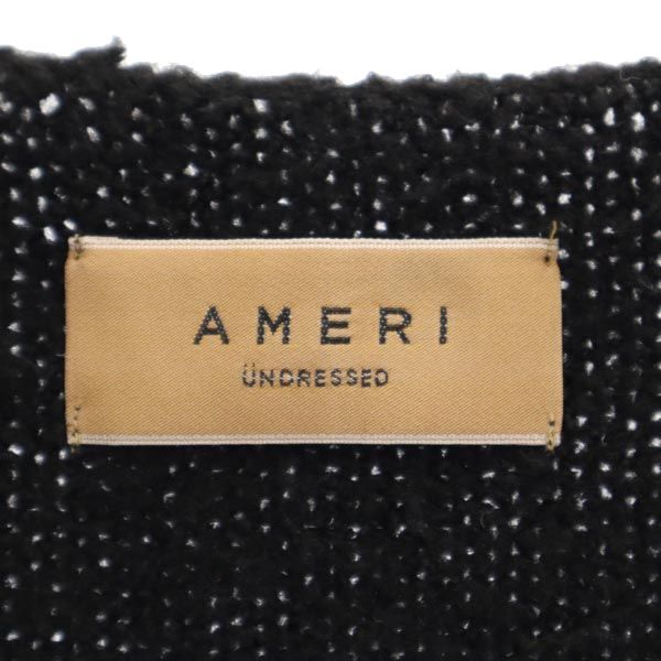 AMERI UNDRESSED アメリ 長袖 Vネック ニット F ブラック セーター レディース