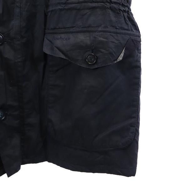 Barbour バブアー ワックス オイルドジャケット S ネイビー CRIEFF WAX JACKET メンズ