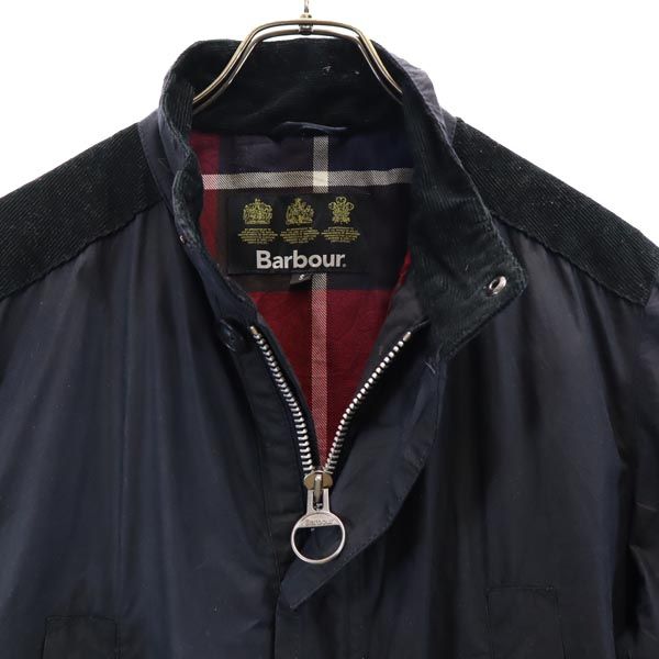 Barbour バブアー ワックス オイルドジャケット S ネイビー CRIEFF WAX JACKET メンズ
