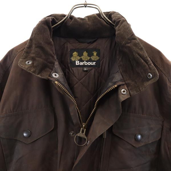 Barbour バブアー SAPPER オイルドジャケット L ブラウン ワックス メンズ