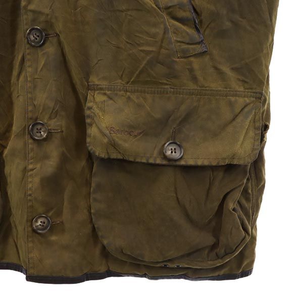 バブアー BEAUCHAMP ビューチャンプ オイルドジャケット C44 カーキブラウン Barbour ワックス メンズ
