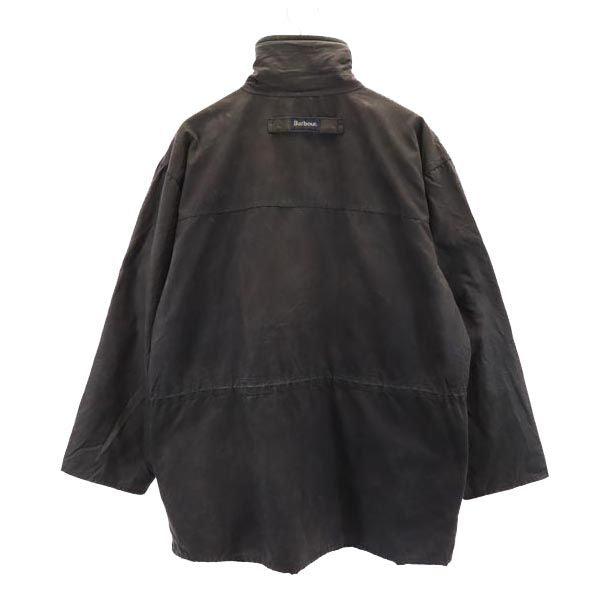 バブアー オイルドジャケット M ダークブラウン Barbour ワックス メンズ