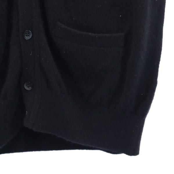 IL PRIMO イルプリモ カシミヤ100% ノースリーブ Vネック ニットベスト M ブラック レディース